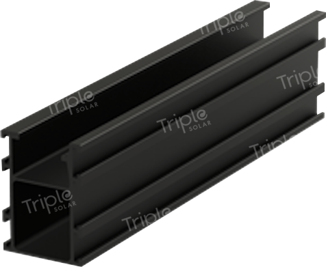 PV-ezRack Pro Rail, length 2.4m Black (ER-R-Pro2400B)