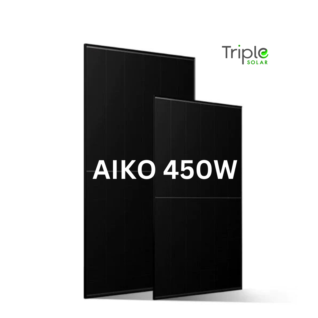 Aiko Solar 450W N-Type ABC, Black Hole Series, 54 Cell, All Black
