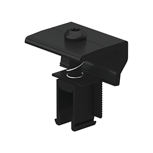 PV-ezRack End Clamp 28-46mm,Black(EC-M28- 46/L50/BA)