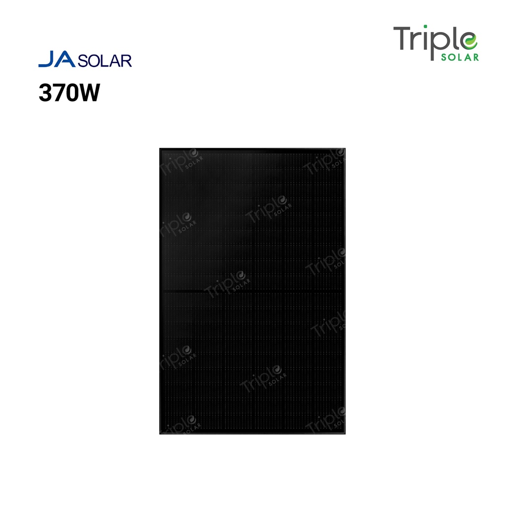 JA 370W full black solar panel