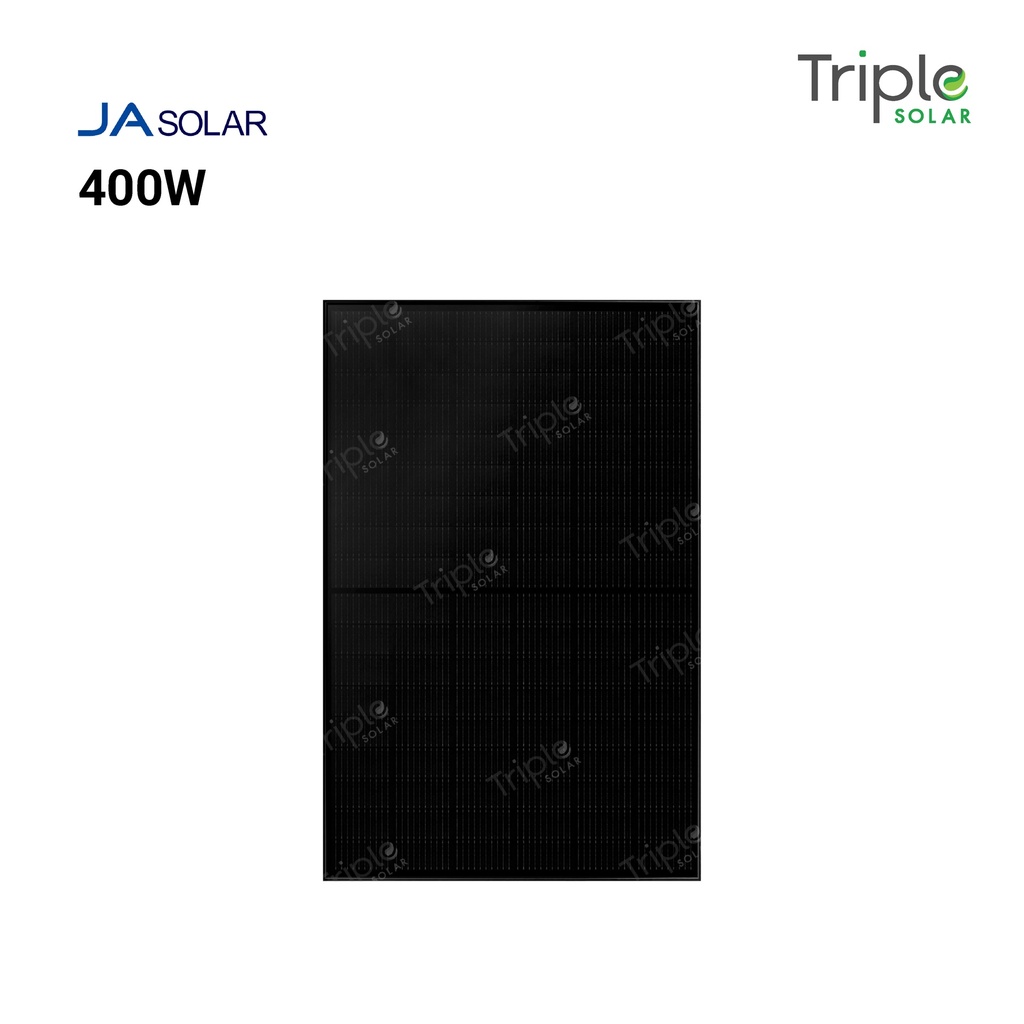 JA 400W full black mono crystalline half cell solar panel