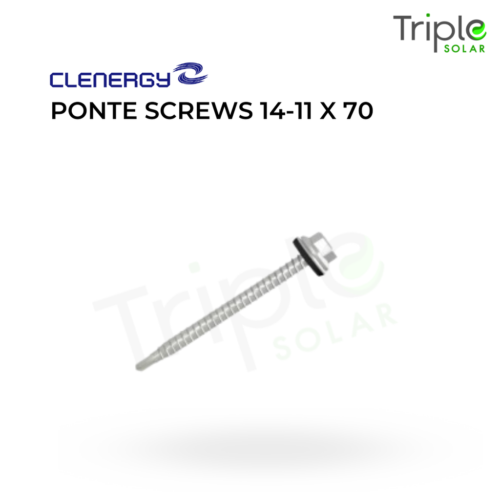 Clenergy Ponte Screws (US-6.3/70-BW/BX)