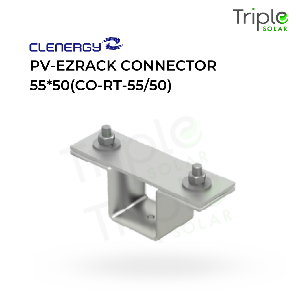 Clenergy Rectangular Tube Connector (CO-RT-55/50)