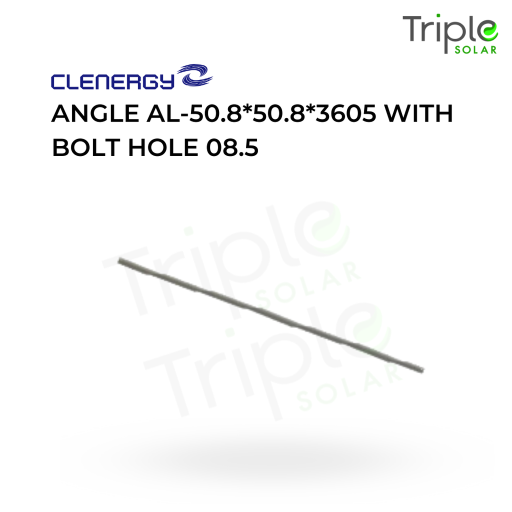Angle AL-50.8*50.8*3605 with bolt hole 08.5(ER-AA-50/3605/8)(2 x T Bold needed)