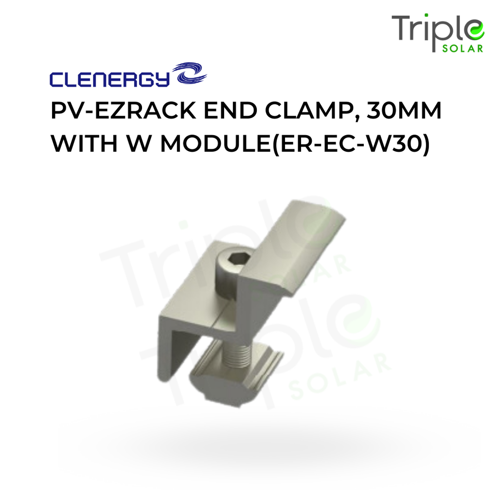 Clenergy Ground Mount End Clamp (ER-EC-W30)