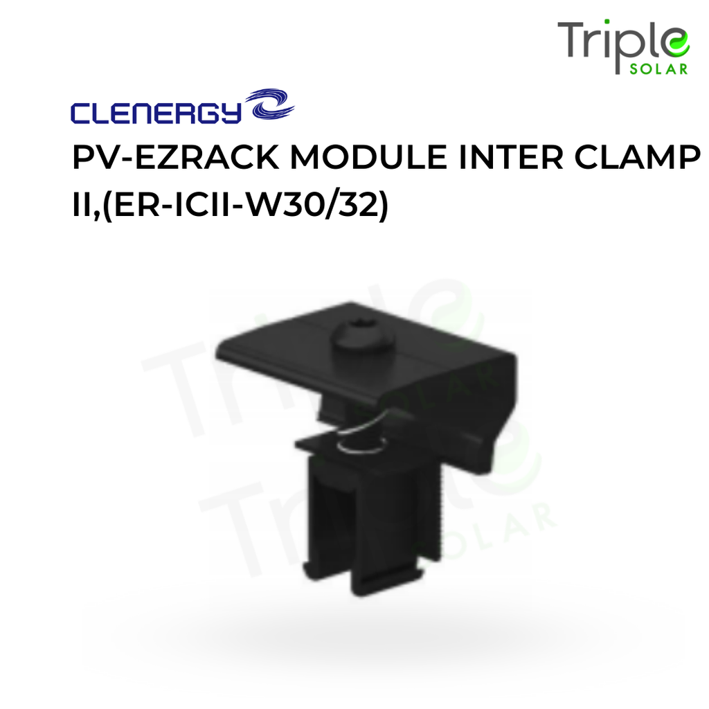 PV-ezRack Module Inter Clamp II,(ER-ICII-W30/32)