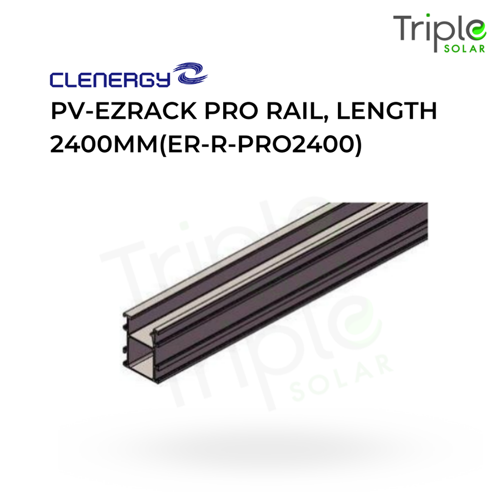 Clenergy Rail (2.4m black)