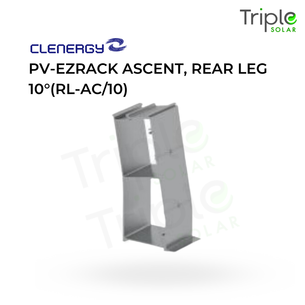 PV-ezRack Ascent, Rear Leg 10°(RL-AC/10)