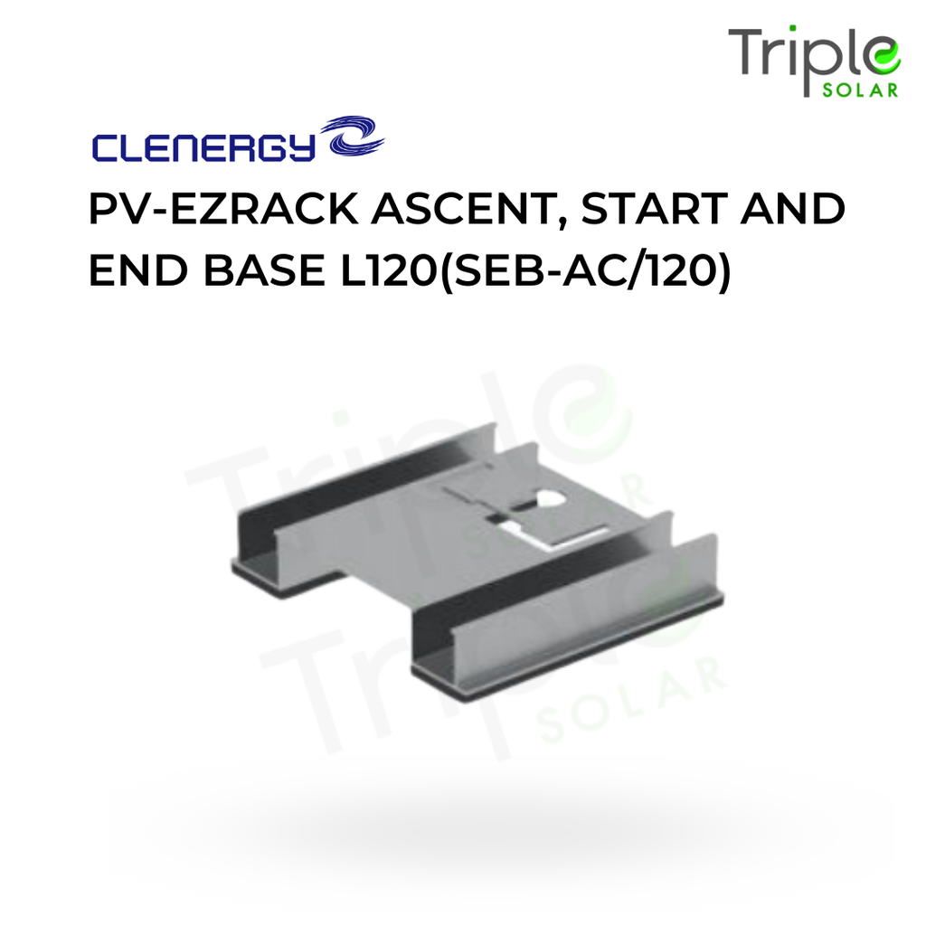 PV-ezRack Ascent, Start and End Base L120(SEB-AC/120)