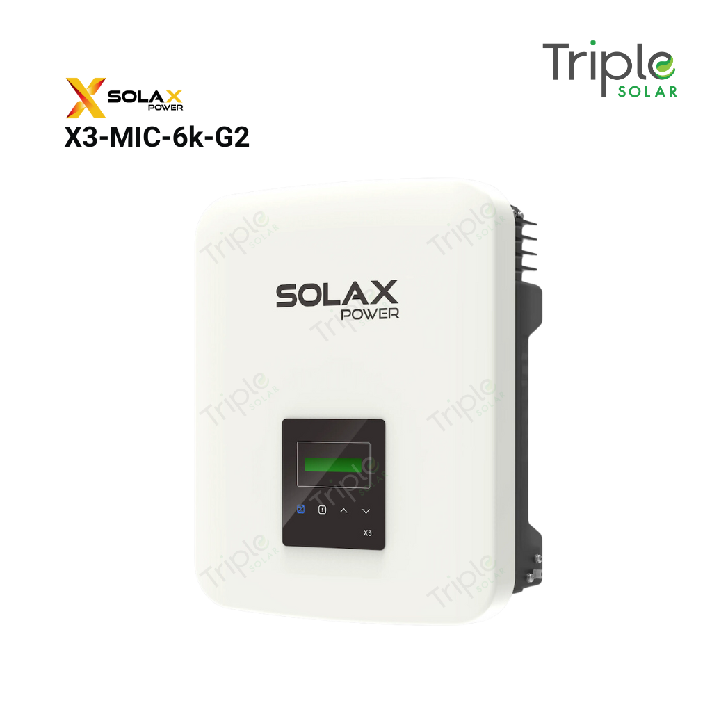 Solax String X3 MIC 6kw three phase 2 MPPT