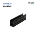 Black Aluminium Rail 3.6m SolarRoof Pro PV-ezRack