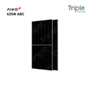 Aiko Stellar 1N+ 645W N-Type ABC, 72 Cell, Silver Frame, Dual Glass
