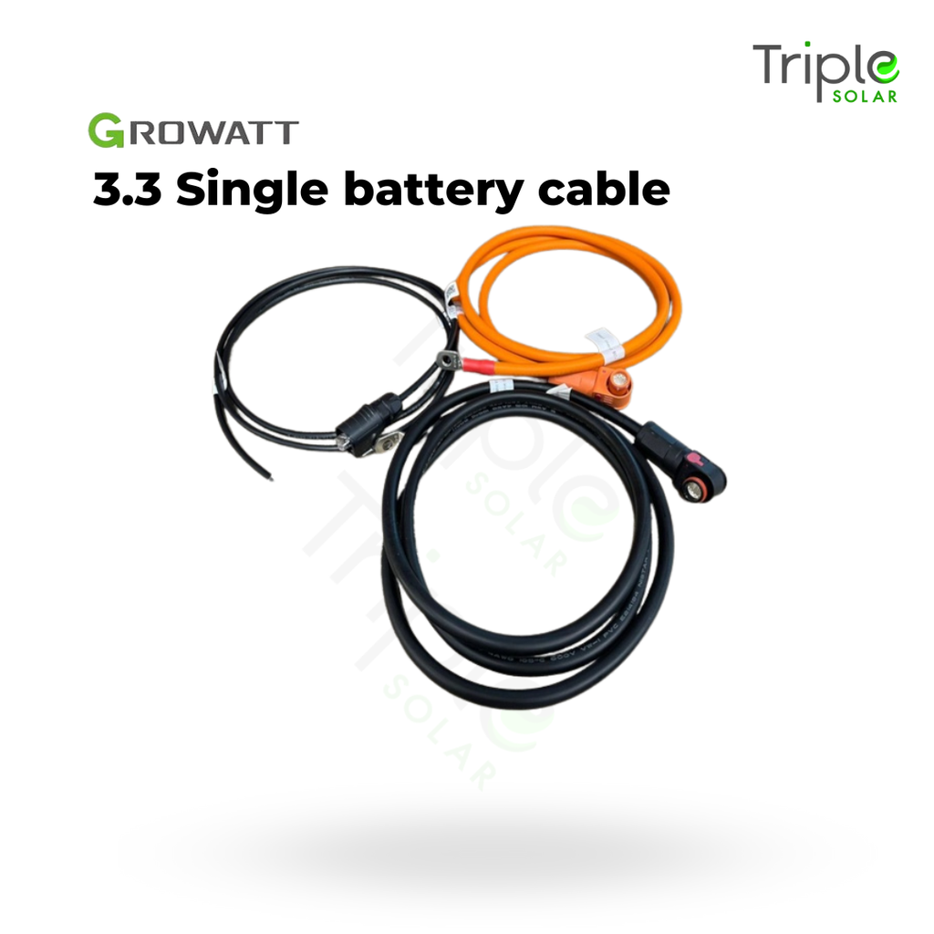 Growatt 3.3kWh Single Battery Cable (3.3KWHCABLE1WAY1CAT)