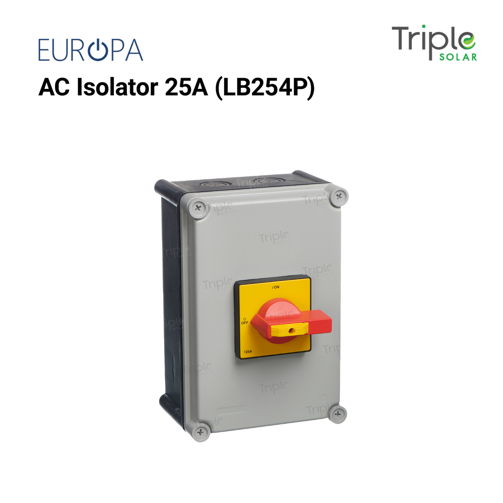 Europa LB254P Rotary Isolator 4P 25A