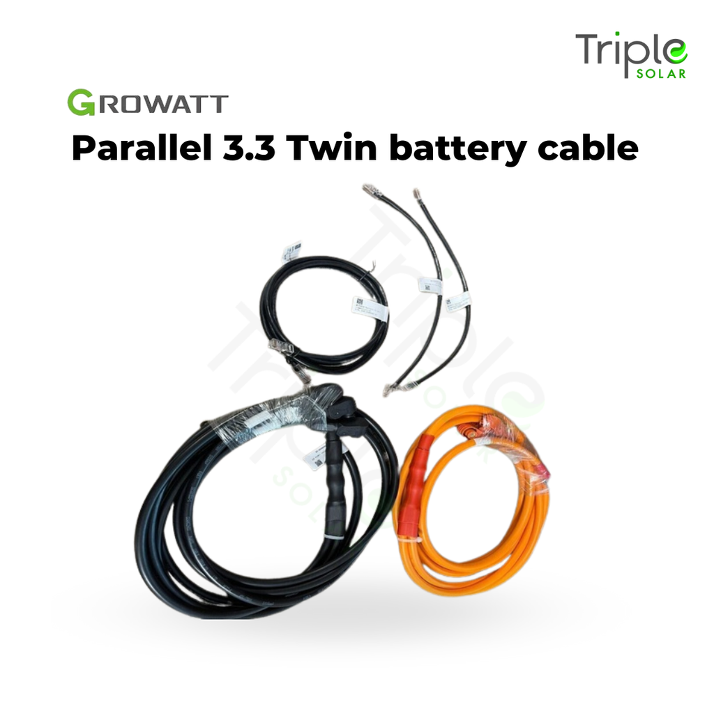 Growatt 3.3kWh Dual Battery Cable | 3.3KWHCABLE2WAY2CAT