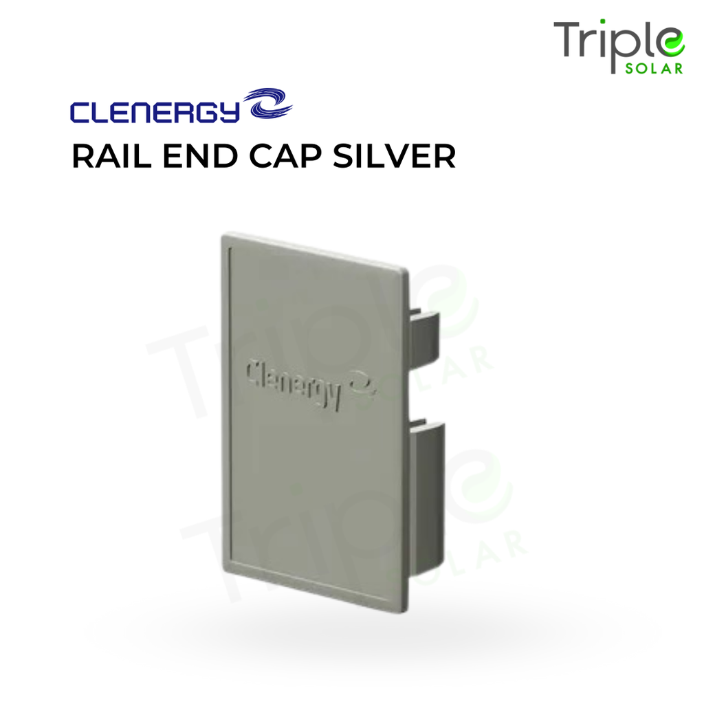 Rail END Cap Silver