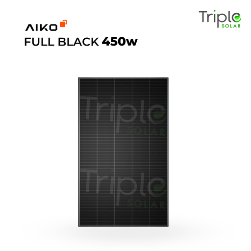 [SP009] Aiko Solar 450W N-Type ABC, Black Hole Series, 54 Cell, All Black