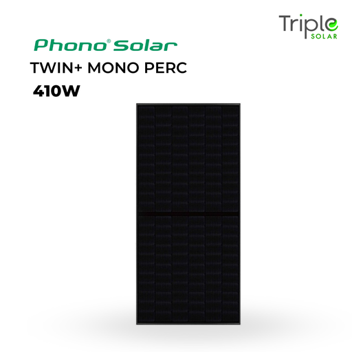 [SP014] Phono Solar 410W Twin+ Mono Perc - All Black
