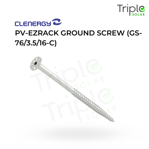 [SR076] Clenergy Ground Mount Ground Screw (GS-76/3.5/16-C)