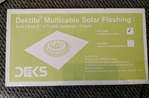 [SR109] DEKS Dektite Lead Multicable flashing (DNLS10MB)