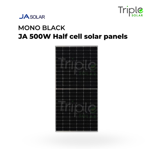 [SP026] JA 500W Half cell solar panels