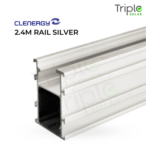 [SR117] Clenergy Rail 2.4m silver