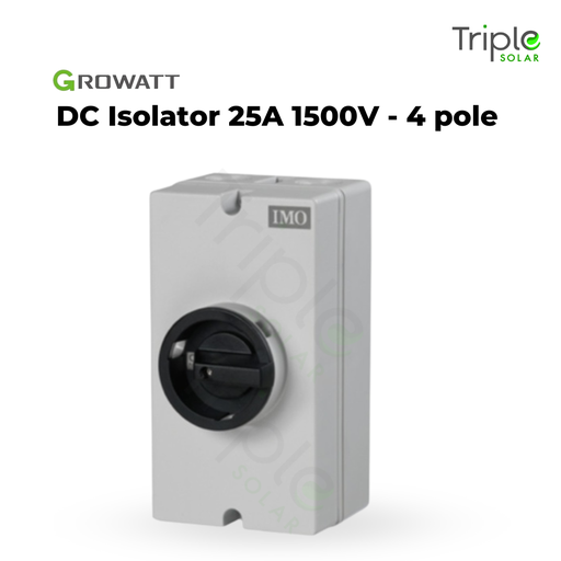 [SE012] DC Isolator 25A 1500V - 4 pole