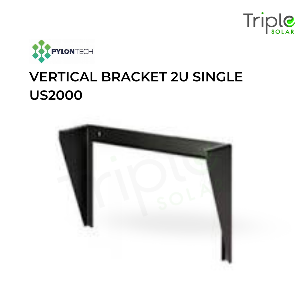Pylontech vertical bracket 2U single for US2000 Triple Solar